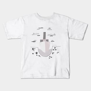 Boat in cross section Kids T-Shirt